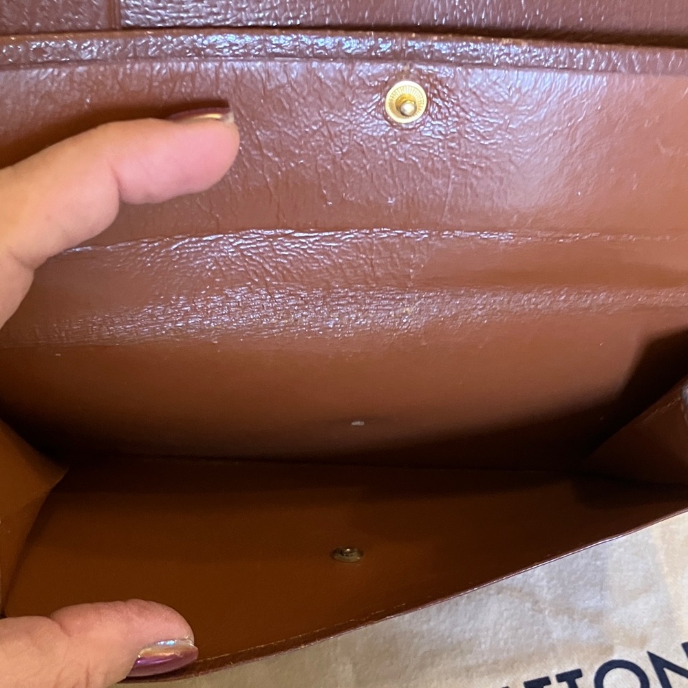 Louis Vuitton Monogram Wallet Card Holder - Dark Brown and Gold - Picture 12 of 16